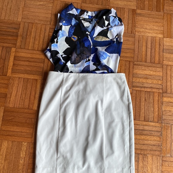 Icône Simons grey knee lenght pencil skirt - Picture 6 of 6